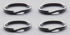 25 KEY RINGS 1 inch (24mm)  Split Ring ~ STURDY Metal Design ~for Crafts /Purses