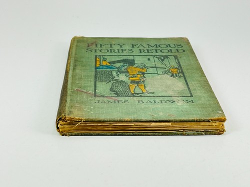 Vintage Antique 1896 James Baldwin Fifty Famous Stories Retold American Book - Picture 10 of 16