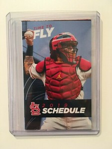 MLB 2019 ST. LOUIS CARDINALS BASEBALL POCKET SCHEDULE #4 YADIER MOLINA - NEW | eBay