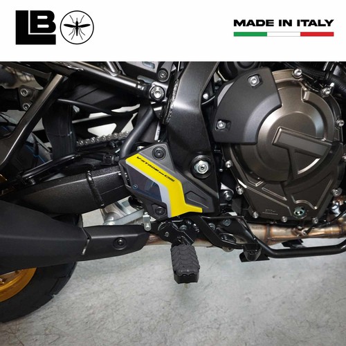 Adesivi 3D Protezioni Battitacco moto compatibili con Suzuki V-Strom 800DE - Foto 10 di 10