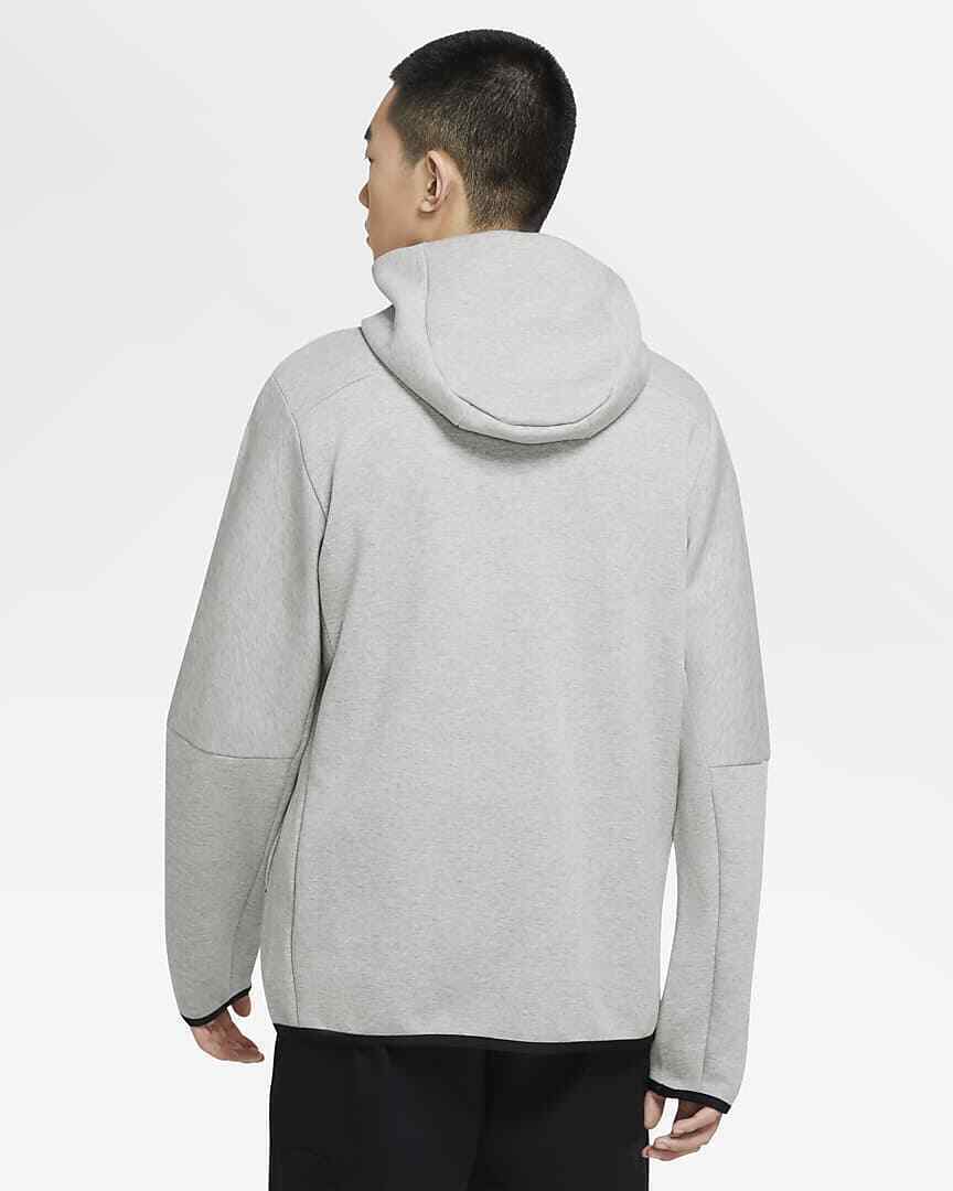 Nike Sportswear Tech Fleece Men's Hooded Jacket Grey Black