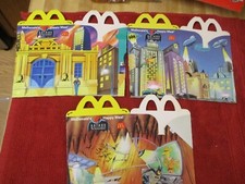 MCDONALDS HAPPY MEAL GROUP OF 3 BOXES BATMAN THE ANIMATED SERIES
