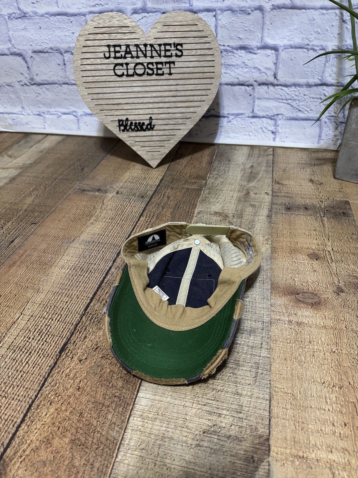 Judith March Patchwork Texas Patch Hat Distressed… - image 4