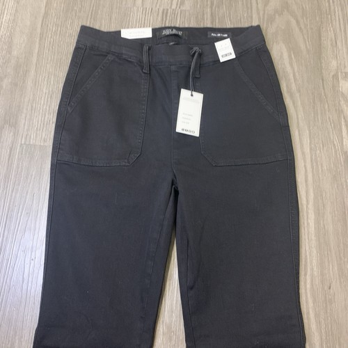 Judy Blue Pull On Flare Jeans 9/29 Black High Waisted Pants Stretch Boho NWT - 第 3/9 張圖片