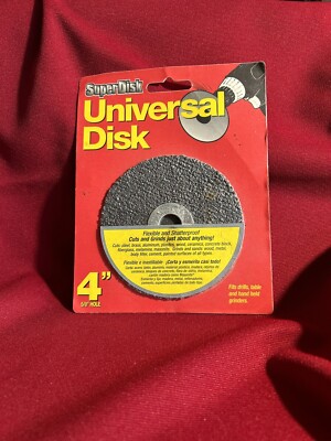 Super Disk Universal Disk 4 Inch 5/8  Hole Shatterproof