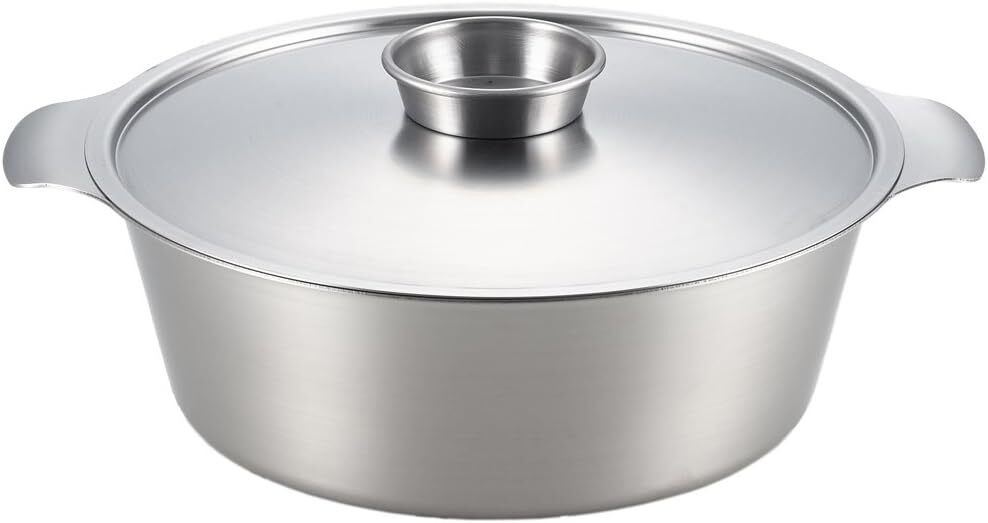 宝瓶 Yoshikawa zei ese Stainles Steel Shabu Shabu Nabe Pot 26cm