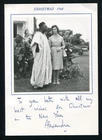 FINE CHRISTMAS CARD 1960 FROM PRINCESS ALEXANDRA OF KENT HON. LADY OGILVY