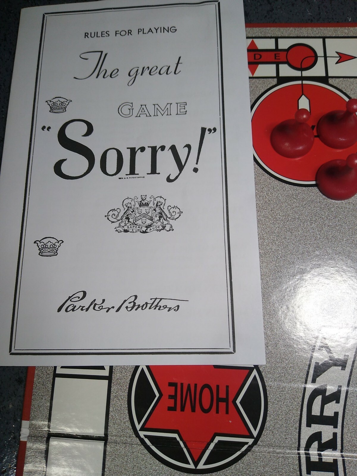 Winning Moves Games Sorry Classic Edition Board Game For Sale Online Ebay