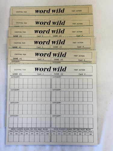 Vintage 1967 Milton Bradley Board Game No. 5625 “WORD WILD” - Picture 5 of 10