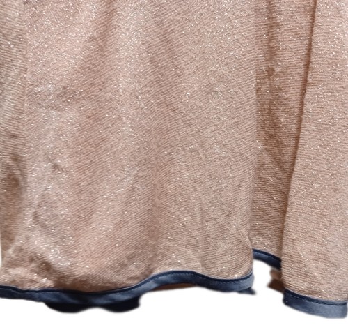 GB girls Sparkly Pink Romber With Sewn In Navy Blue Waist Belt - Picture 3 of 12