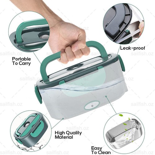 Electric Lunch Box Food Heated 12V 220V Portable Food Warmer Heater for Car/Home - Picture 3 of 12