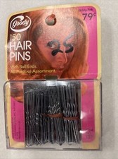 VINTAGE BOBBY PINS 150 Unique old hard to find Items In original package