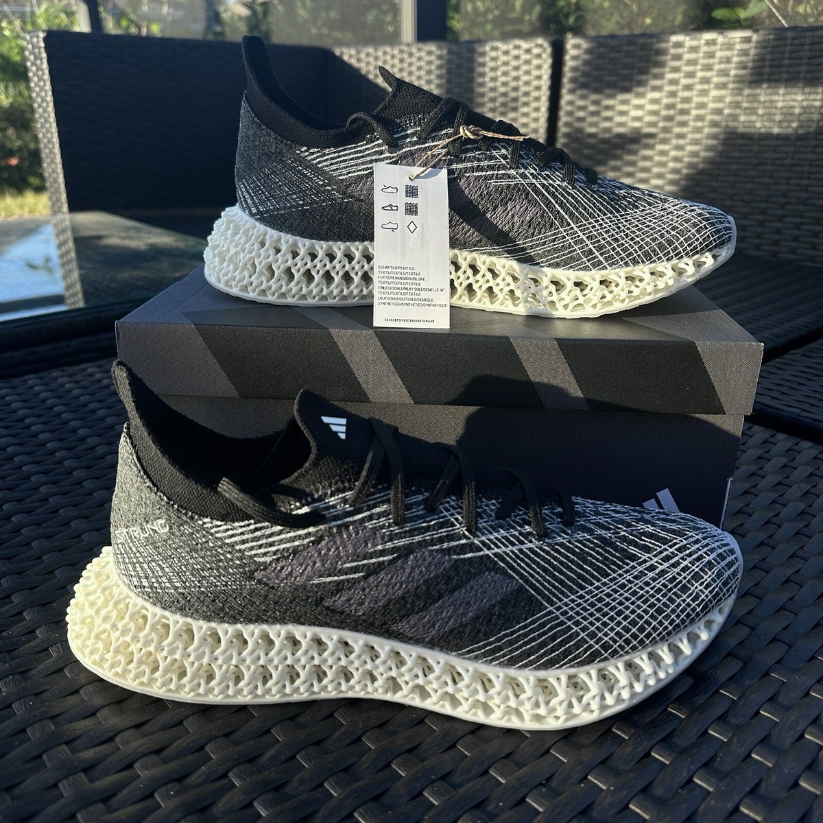 Adidas 4DFWD X Strung Elite Running Shoes White Carbon
