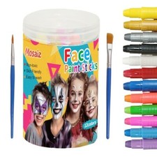 Face Paint Kits for Kids Body Paint For Adults Multi-Color Water Based Profes...
