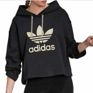 adidas trefoil logo hoodie