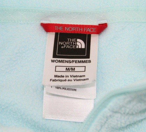 The North Face Women's Light Blue Quarter Zip Fleece Size M - Picture 5 of 5
