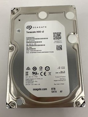 ST8000NC0002 SEAGATE TERASCALE HDD v2 SATA3 (8T) 3.5 7.2K ST8000NC0002This Drive