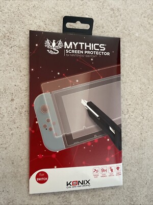 Konix Mythics Schutzglas Glasfolie Nintendo Switch Panzerfolie Display Schutz 9H