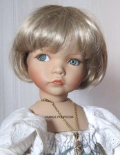 perruque poupée moderne-Tête 20/22cm (8/9")-Effner-Paola REINA-Doll WIG