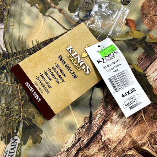 NEW Kings Camo Cargo Pants Mens 44x32 Mountain Shadow Camouflage Wide Leg Baggy - Picture 6 of 13