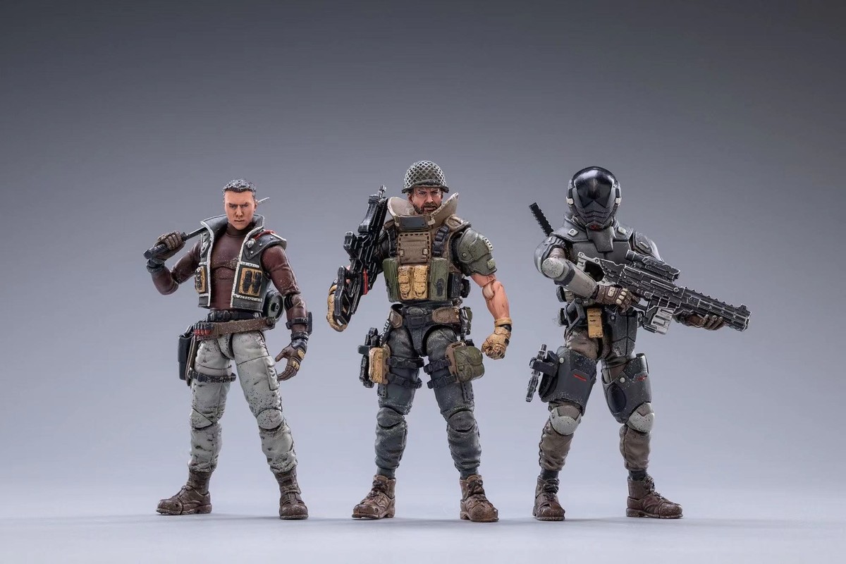 New JoyToy Protagonist Trio Team 1/18 Military Model 3PCS Figures