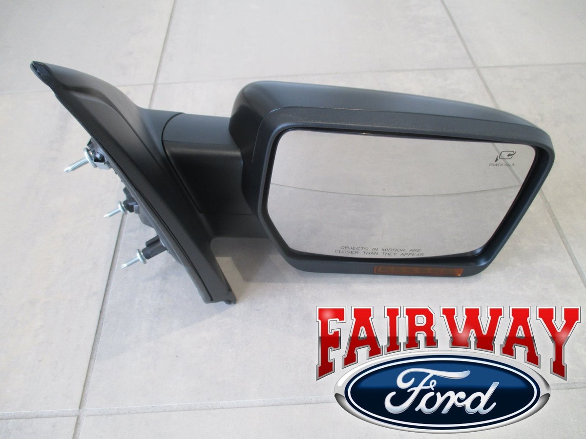 11 thru 14 F-150 OEM Ford Power Fold Heated Signal Puddle Mirror