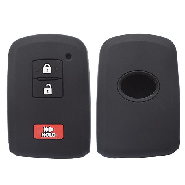 XUKEY Silicone Car Key Cover For Toyota Tacoma Land Cruiser Prius Rav4 3 Button XUKEY Silicone Car Key Cover For Toyota Tacoma Land Cruiser Prius Rav4 3 Button