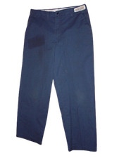 ARAMARK WORK PANTS; 33x34; 33 waist, 27 inseam, Navy Blue  