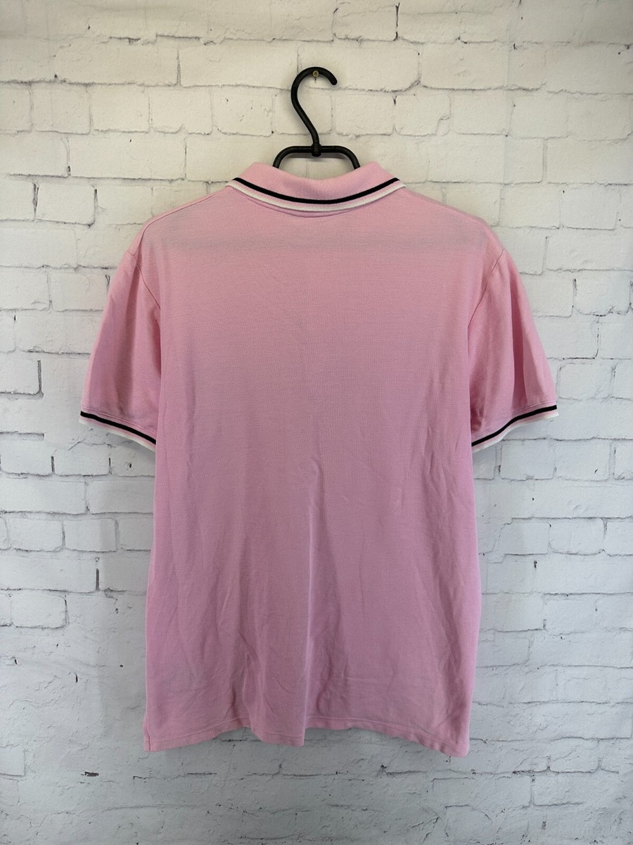 PRADA PINK MEN POLO T-SHIRT SHIRT MADE IN ITALY ORIGINAL