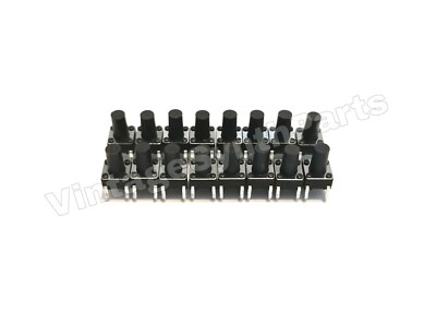 KORG MICROKORG FULL SET OF 16 PCS REPLACEMENT BUTTON SWITCH FIX REPAIR SWITCHES