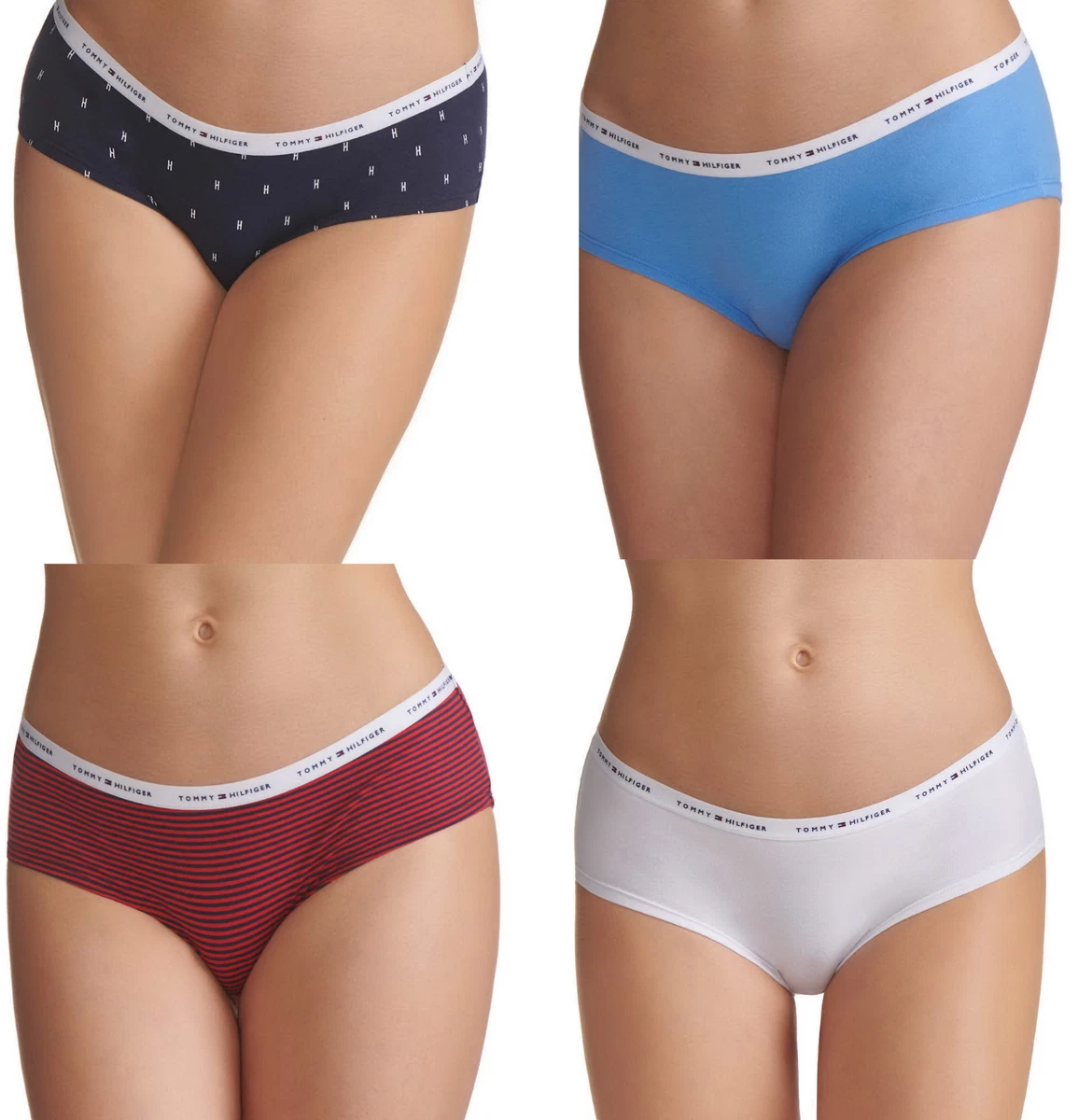 Tommy Hilfiger Women Mid-Rise Hipsters Underwear Cotton Panty