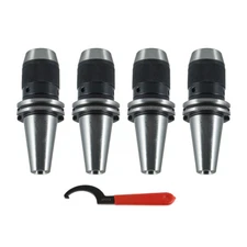 4PCS CAT40 Keyless Drill Chuck 1/2' Fits On Haas CNC Easy Great Tool Holder