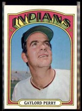 1972 Topps Gaylord Perry Cleveland Indians #285