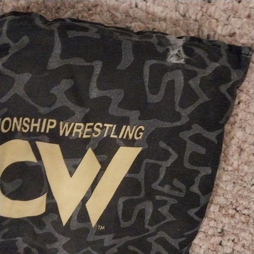 WCW blanket New World Order comfort Savage Goldberg 1998 Hulk Hogan nWo 72x86 - Picture 5 of 6