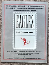 EAGLES - HELL FREEZES OVER 1995 Full page UK magazine ad
