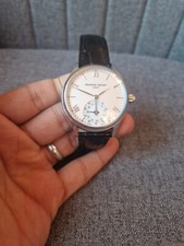 Used FREDERIQUE CONSTANT Horological smartwatch FC-285S5B6 Men's Black Leather