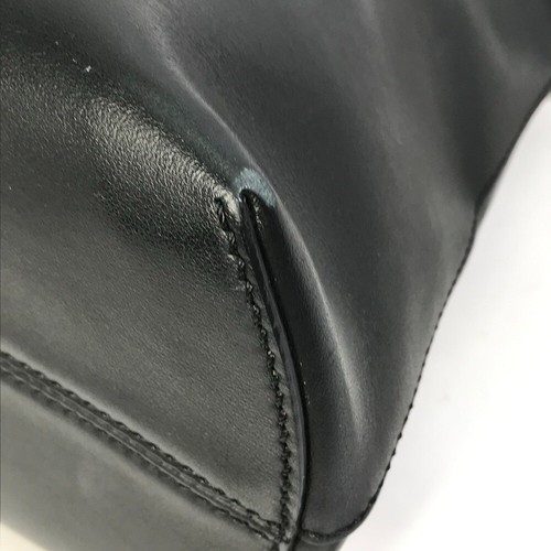 FENDI 8BZ042 Bag to school 2WAY Hand Bag Chain Backpack Leather Black - Picture 6 of 16