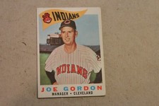 1960 TOPPS  JOE GORDON    BASEBALL  CARD #216