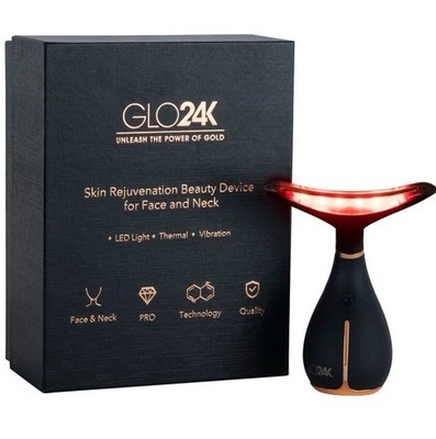 GLO24k Face & Neck LED Light  Treatment Anti-Aging, Lifting Authentic