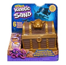 Kinetic Sand Treasure Hunt Playset with 9 Surprise Reveals, 567g Sand