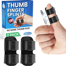 Thumb Splint 2 Pack Trigger Thumb Splint, Thumb Brace for Pain Relief, Knuckle