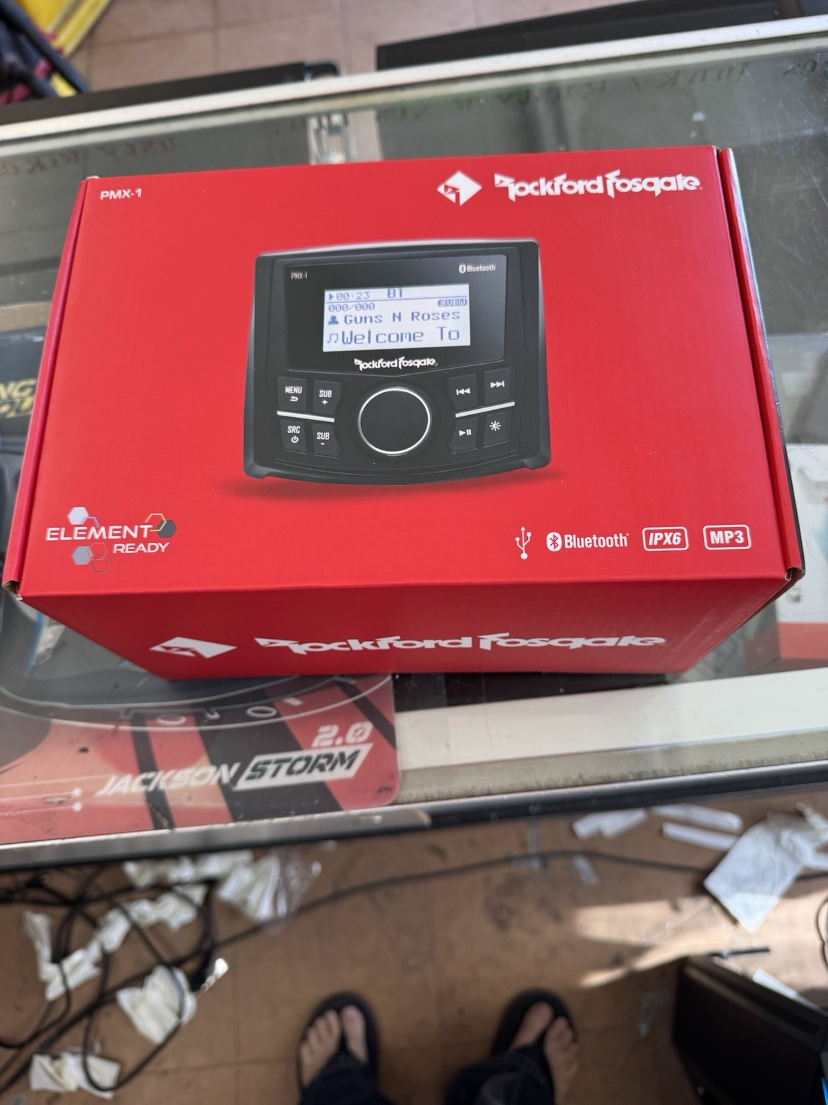Rockford Fosgate Punch PMX-1 Marine Media Receiver 2.3" Display NEW