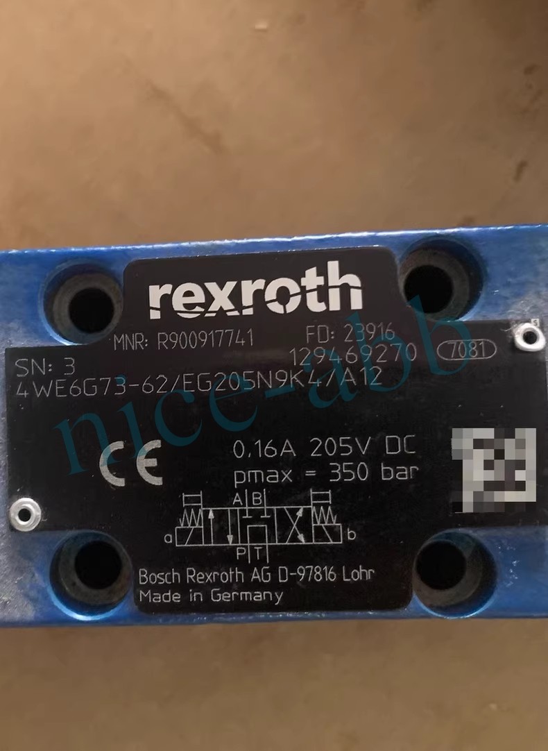 NEW Rexroth proportional valve R900917741 4WE6G73-6X/EG205N9K4/A12 DHL or FedEx