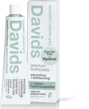 Davids Fluoride-Free Nano Hydroxyapatite Toothpaste, Enamel Remineralizing..