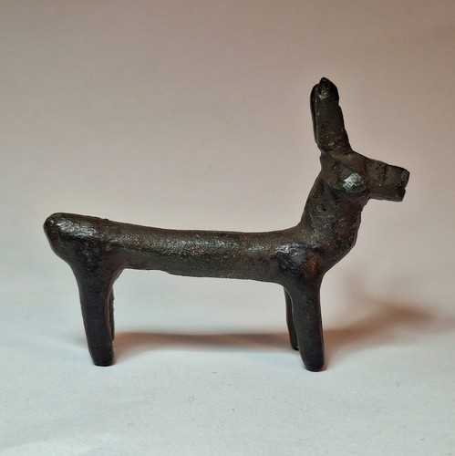 Ancient Persian Luristan Bronze Animal Ibex Votive Figure - circa 600-800 BC - Picture 14 of 14