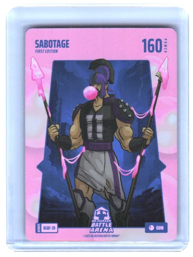 Bo Jackson Battle Arena - Sabotage - Battlefoil - Gum-#BGBF-39
