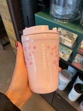 Starbucks 2026 Cherry Blossom Tumbler 12 oz Pale Petal Hue Color