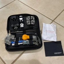 Eventronic Watch Repair Kit Stainless Steel Tools With Case And Instruments New