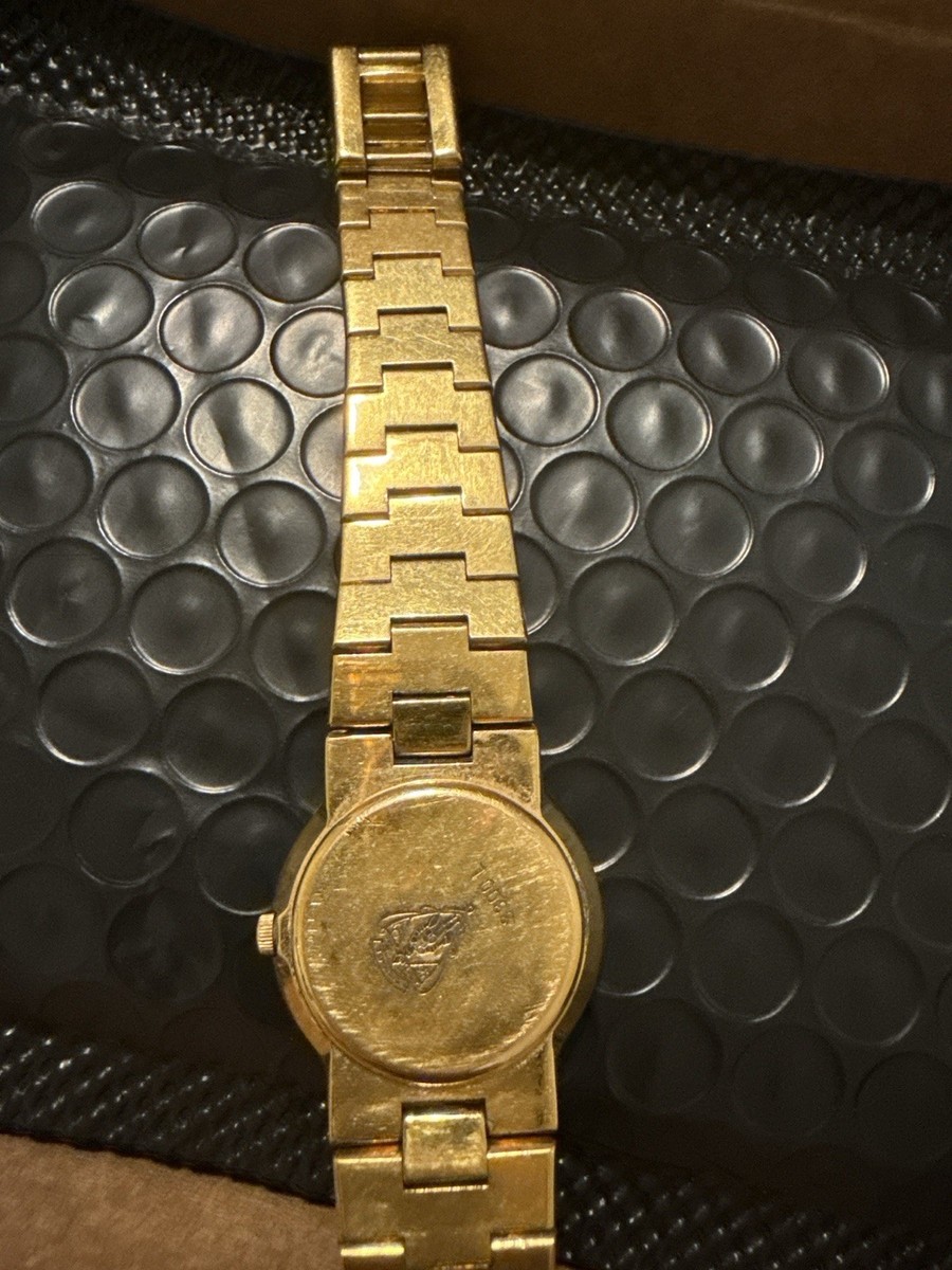 Gucci 3300.2L 18K Gold Plated Women's Watch with Mother Of Pearl