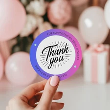 56 THANK YOU SEALS LABELS STICKERS FOR SMALL BUSINESS, CRAFTS, PARTIES 2 INCH